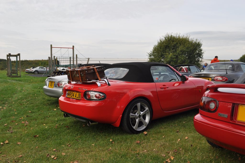 Modded MX5s at the National Rally MX5 Owners Club